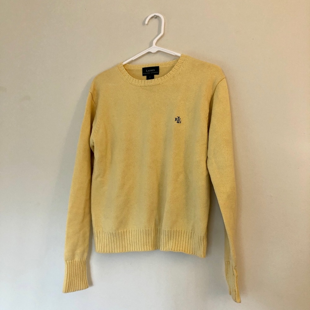 Ralph Lauren Yellow Sweater